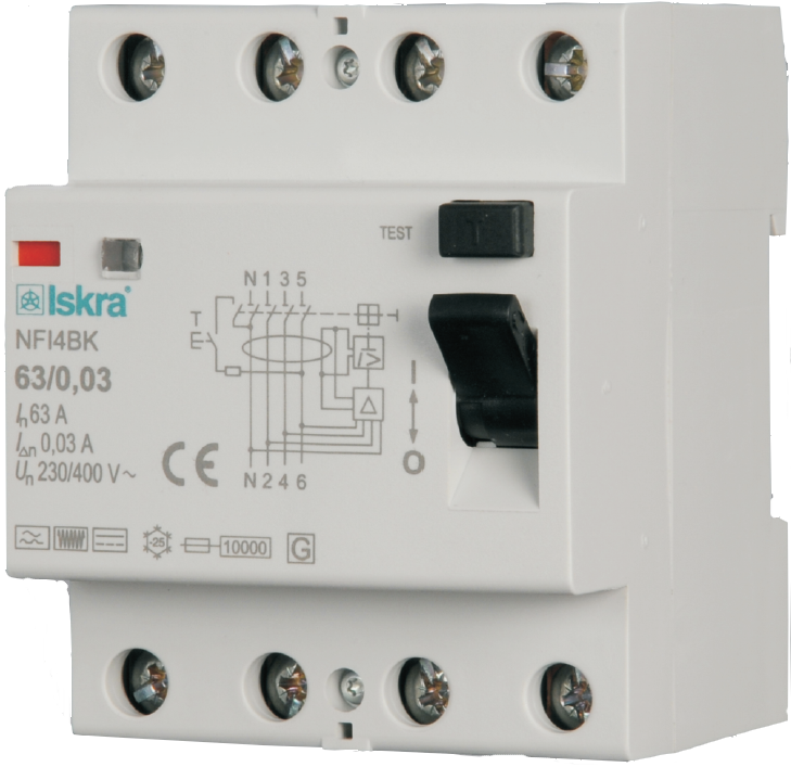 Selectieve Aardlekschakelaar Type B NFIBS2