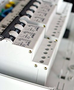 Een Iskra zekeringkast component van Superflink Groepenkasten en meterkast componenten